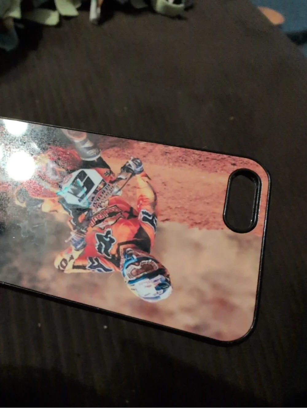 Apple iPhone 5 5s SE Fitted Case dirtbike racer
